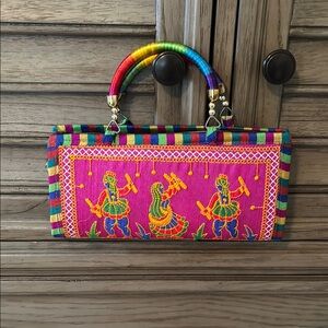 Colorful Embroidered Women's Bag
